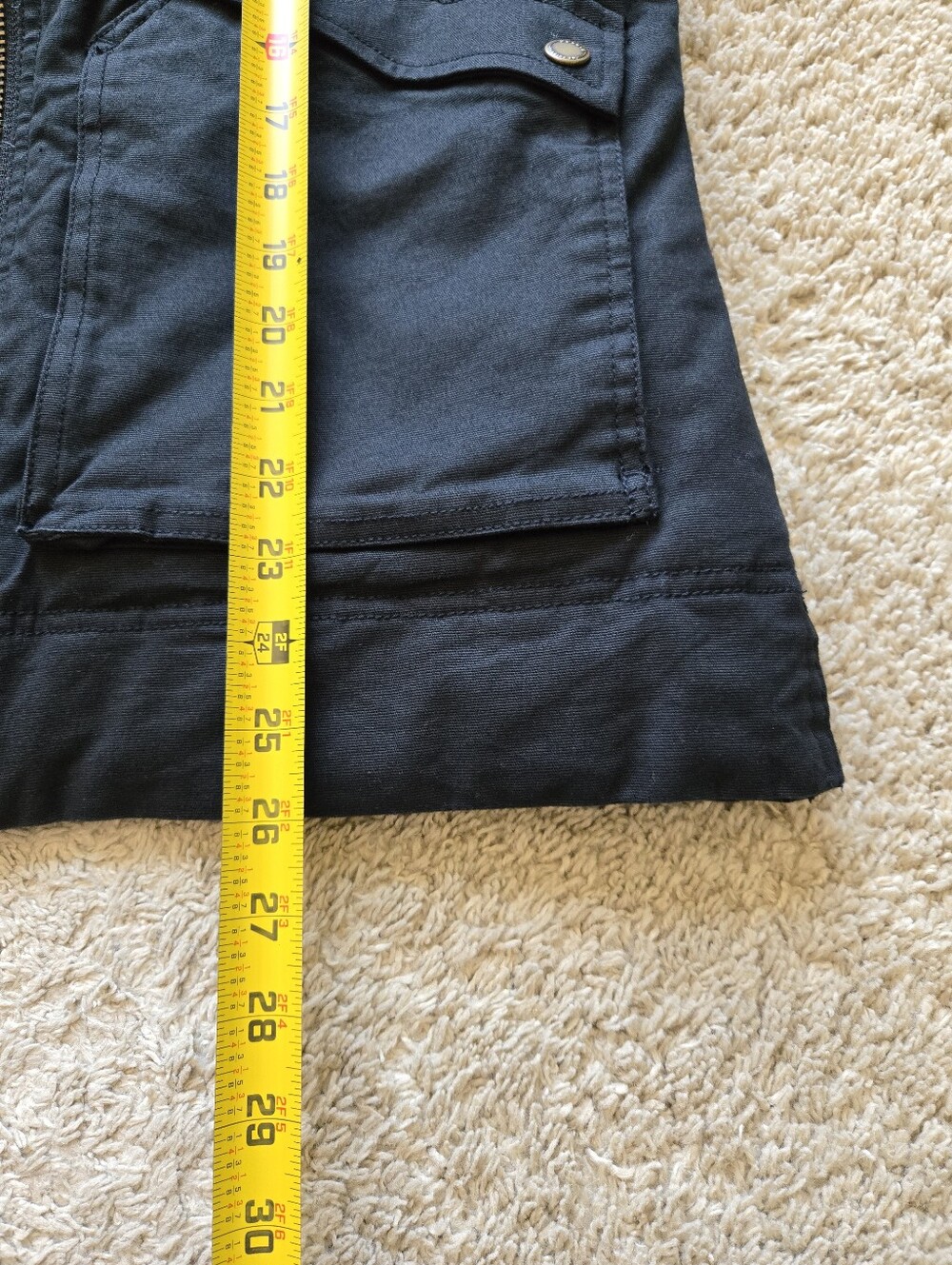 Duluth Trading Co Flex Fire Hose Insulated Vest Womens S Black Canvas - Picture 8 of 9